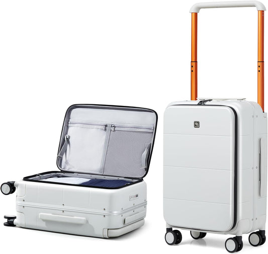 20 Inch Zipperless Aluminum Frame Wide Handle Luggage