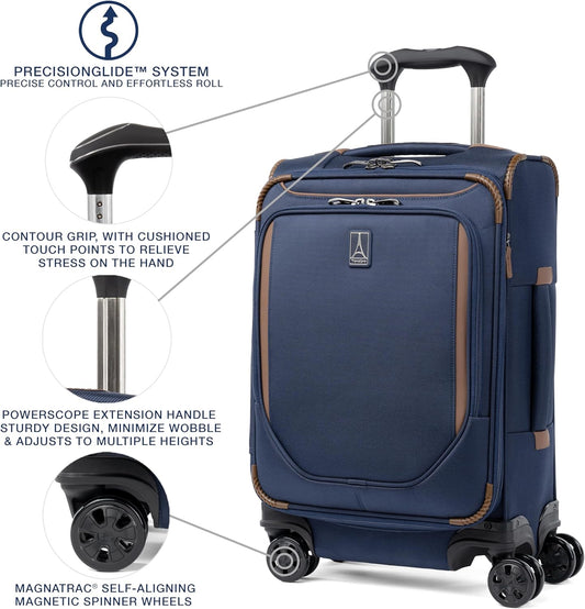 Crew Classic Lightweight Softside Expandable Carry on Luggage