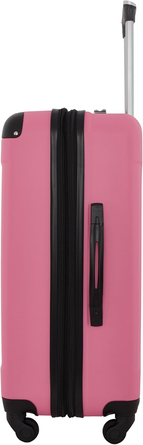Chicago Hardside Expandable Spinner Luggage, Hot Pink, 5 Piece Set